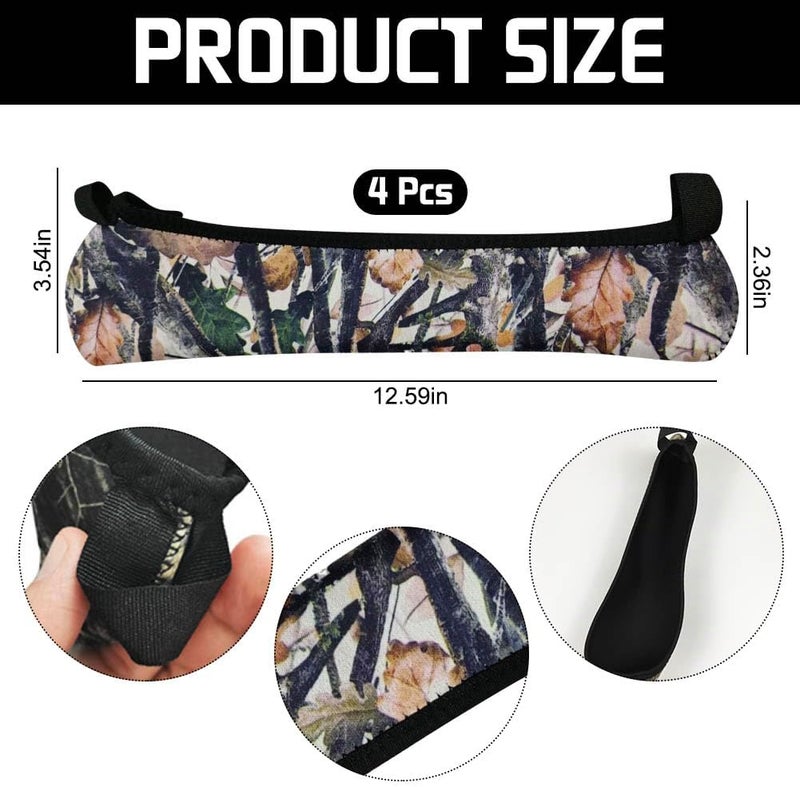 VIOKKO 4 Pack Neoprene Rifle Scope Optics Cover Waterproof Riflescope Optic Protective Bag for Hunting Gun Scope - Image 5